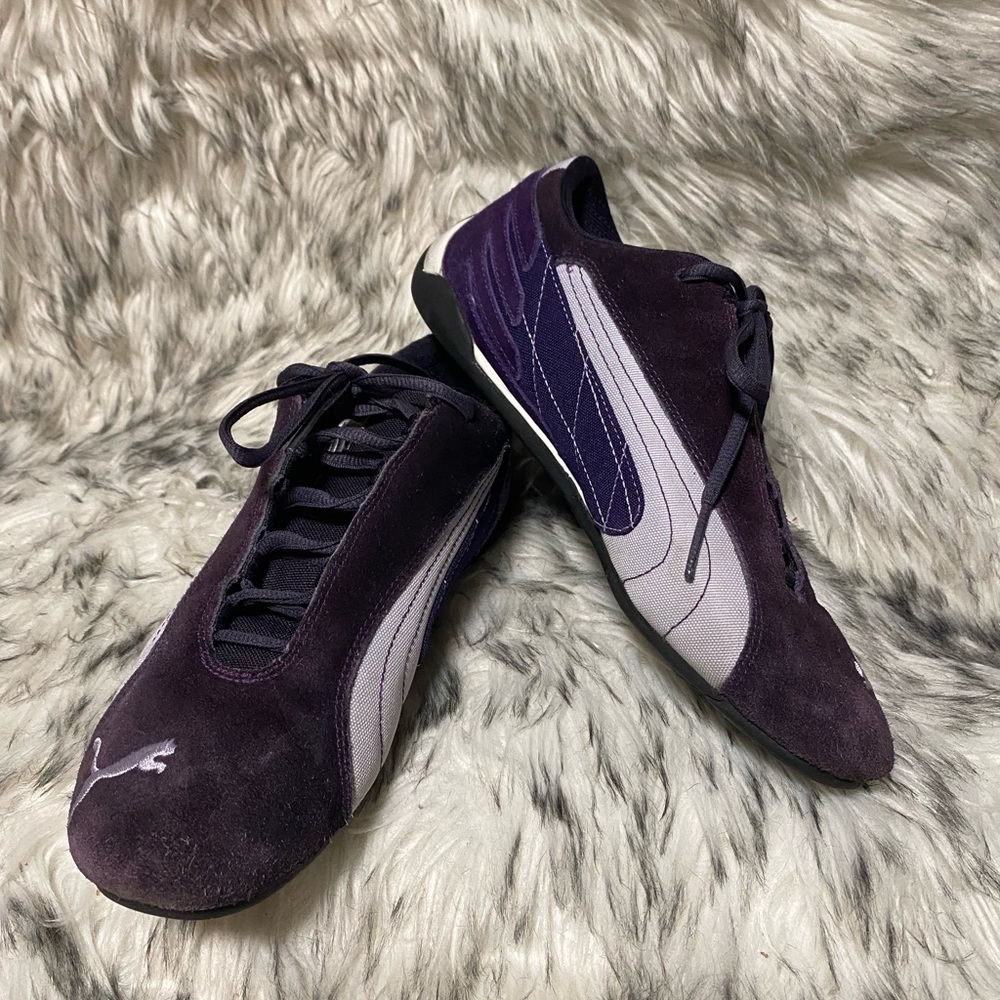 Vintage y2k Puma Speedcat Purple Suede Sneakers